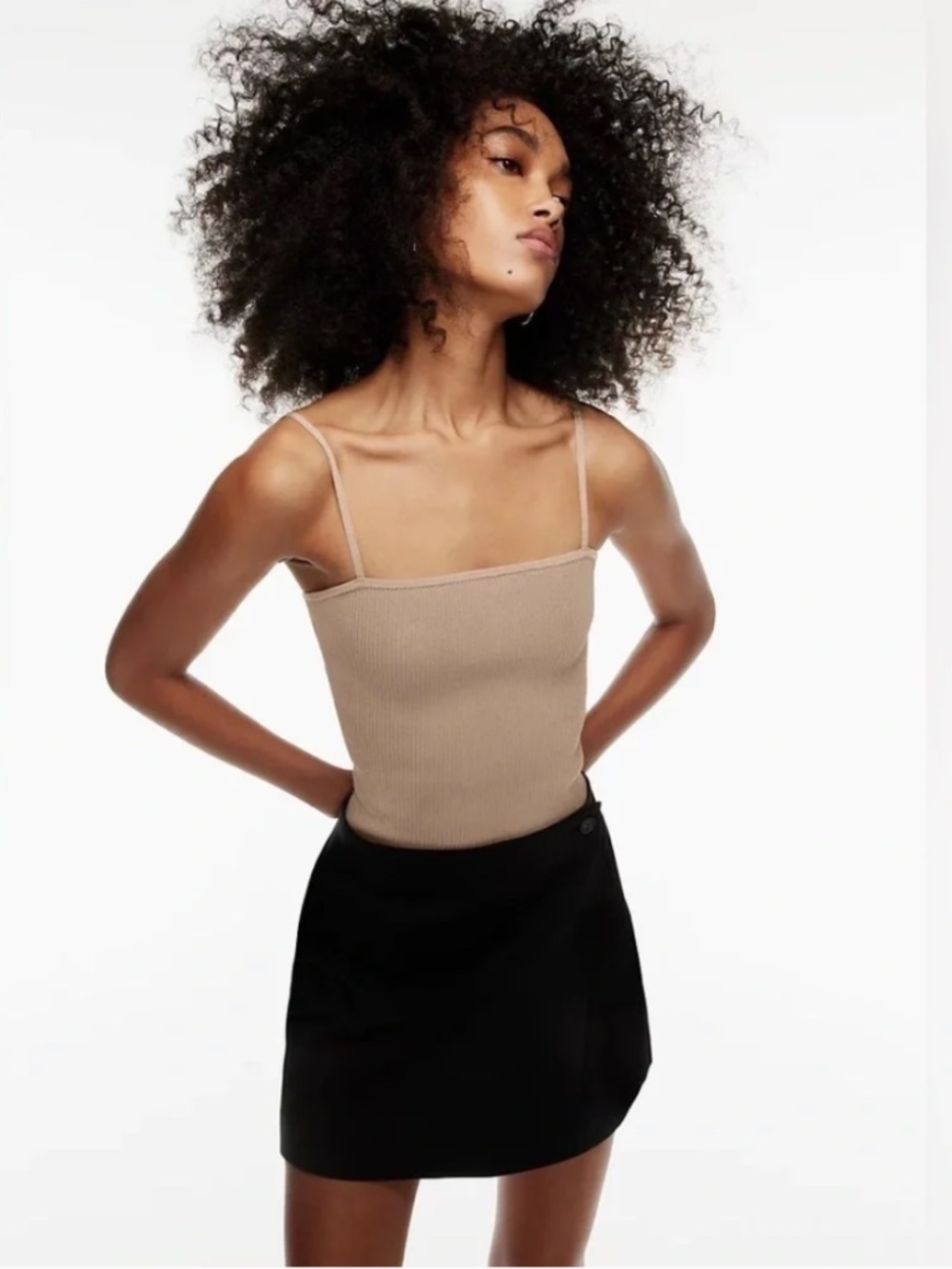 Aritzia Babaton Sculpt Knit Cami Tank